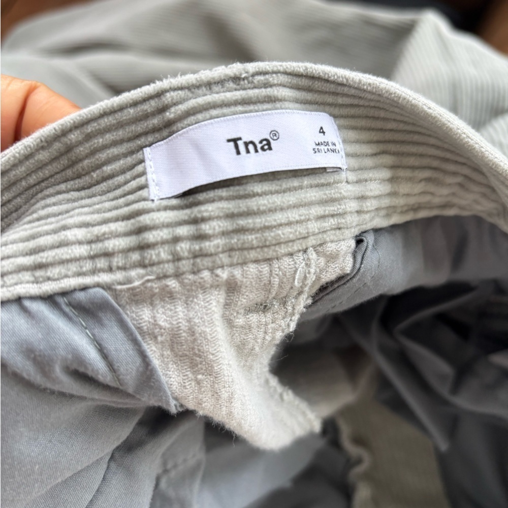 ARITIZIA TNA | Ripcord corduroy pant seafoam green| size 4 - Picture 6 of 6